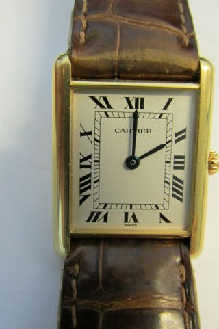 Cartier Tank Louis watch 18K ref.  1140 2