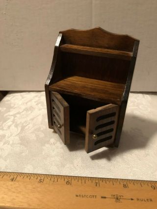 Dollhouse Furniture,  Wooden Bookcase and Sideboard 3