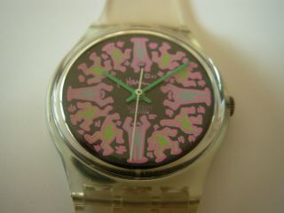 Swatch Keith Haring Prototype Test Colour 5073 - P Modelle Avec Personnages - 1985