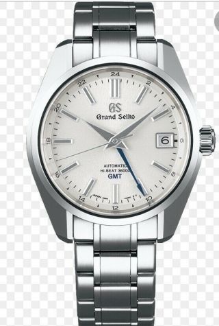 Grand Seiko Sbgj201 Gmt Rare With All Boxes And Papers $6300 Retail Iwate Dial