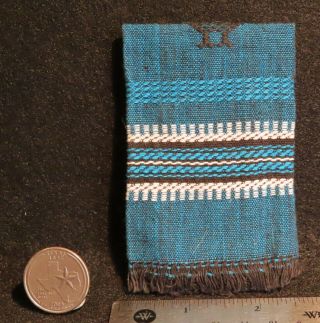 Teal Guatemalan Blanket Bedspread Tablecloth Estate - OK 1:12 Mini WW8991 2