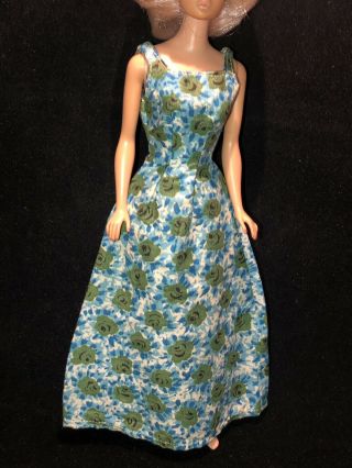 Vintage Barbie Doll Clone Handmade Dress Gown Fashion Editor