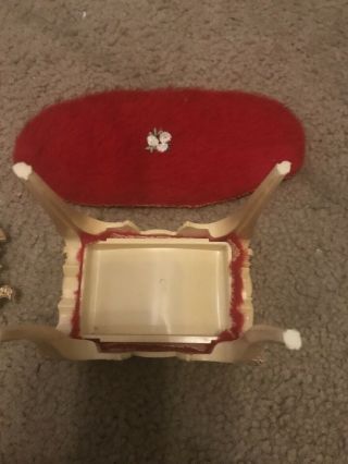 1963 Susy Goose Vanity Mirror,  rug And Vanity Chair 2