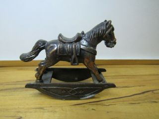 Dollhouse Miniatures,  Rocking Horse,  Metal,  1/12th Scale 2