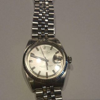 Rolex Oyster Perpetual Datejust Ref 1601 Watch Ex,