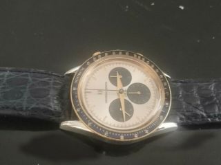 Universal Geneve Compax 1950 Steel And Gold Chronograph Nos