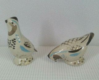 Bob White Red Wing Quail Dinnerware Salt And Pepper Shaker Has Some Chips Read