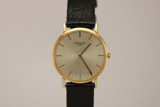 Vintage Patek Philippe Calatrava 18k Yellow Gold Mechanical Watch 3512 31mm