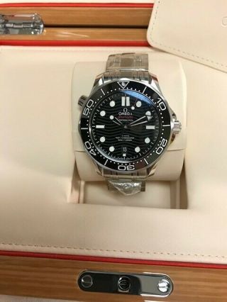 Omega Seamaster Diver 300m Co - Axial Master Chronometer Watch - Silver