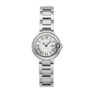 Cartier Ballon Bleu De Cartier Quartz 28mm Steel Ladies Bracelet Watch W69010z4