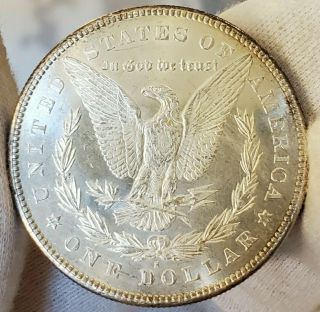 1878 S Bu Unc,  Frosty Semi Pl Key Date Incredible Morgan Silver Dollar A71