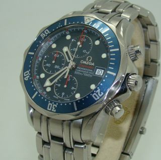 Omega 41.  5mm Seamaster Divers 300m Automatic Chronograph Watch Ref 1780522 2007