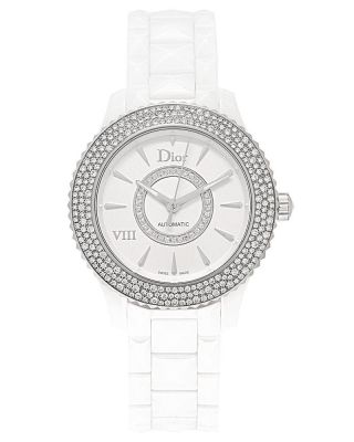 24 Hrs Only Dior Viii Ceramic Diamond 38mm Automatic Ladies Watch Cd1245e5c001