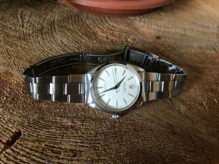 Rolex Oyster Perpetual 34mm Stainless Steel Automatic Watch Vintage 3