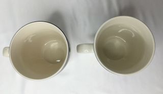 Folk Craft Stoneware Loon Lake Scotty Z Tea Coffee Cup Mug 17 oz Set of 2 3