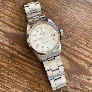 Rolex Oyster Perpetual Date 1500 Vintage Unpolished Watch 1970 Rivet