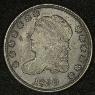 1830 Capped Bust Half Dime Xf Details 1/2