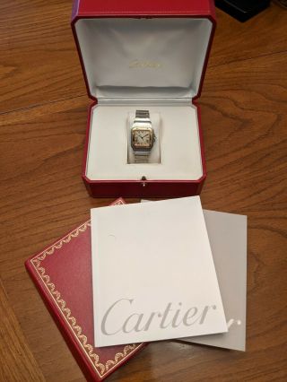 Cartier Santos - Automatic 18k Gold & Stainless