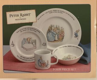 Wedgwood Peter Rabbit 4 Piece Place Setting