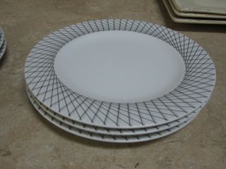 Studio Nova Fine China Bridges - Three (3) 9 1/4 Inch Salad Plates