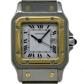 Cartier Santos Galbee 29mm Stainless Steel & Yellow Gold 2year I3105