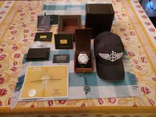 Breitling Avenger Ii A13371 48mm Chronogaph White Dial Watch 2017 Model