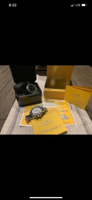 Breitling Avenger A13370 W/box And Paperwork.