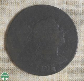 1796 Flowing Hair Large Cent - About Good Details