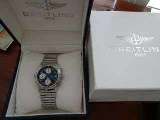 Breitling Chronomat Automatic Stainless Steel Chrono Watch w/ Bracelet 81950 2