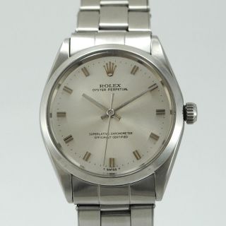 Rolex Oyster Perpetual 1002 Year 1967 Case 34 Mm.  Stainless Steel.