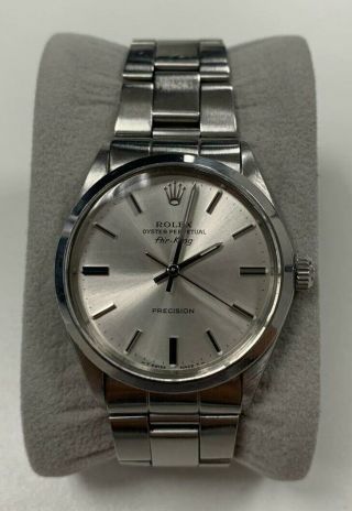 Rolex Air - King Silver Dial Precision Watch - 5500 (1976)