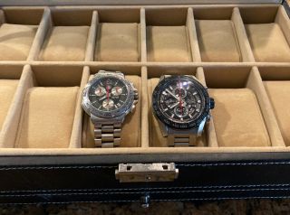 Tag Heuer Carrera 01 Skeleton & Tag Heuer Indy 500.  Both Watches & Case