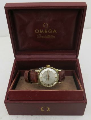 Vintage Omega Constellation Chronometer Automatic Pie Pan Dial Men 