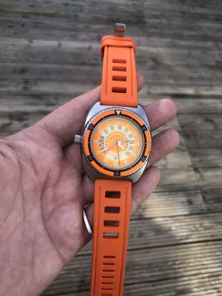 Aquadive Time Depth Model 50 Stunning Orange 2