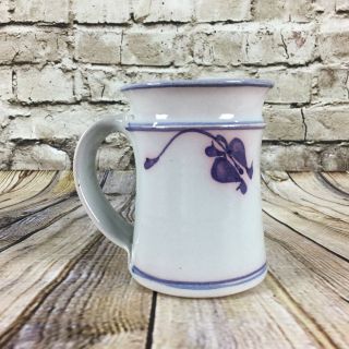 Elizabeth Saslaw York Hill Pottery Handmade 4.  75 " Tall Coffee Tea Mug