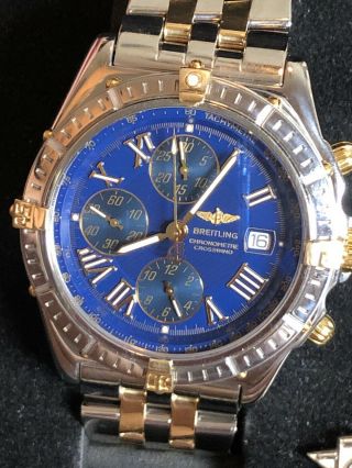 Breitling Crosswind B13355 Chronograph 18k And Stainless Steel 2