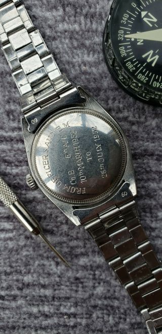 Vintage Rolex Oyster Perpetual 1952 Everest Pre - Explorer Automatic Watch 6084 2