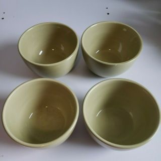 Target Home American Simplicity Hand - painted Stoneware Bowls Sage Green Set of 4 2
