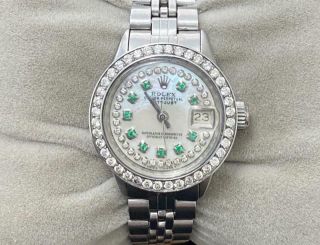 Rolex Ladies 6517 Datejust 26mm Diamond Watch
