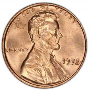 1972 Lincoln Cent - Doubled Die Obverse Fs - 102 Ddo - 002 Anacs Ms 64 Red