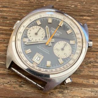 Heuer Carrera Ref.  1153 Automatic Vintage Watch 100 Unpolished