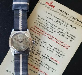Rare Rolex Bubbleback Ref 2940 With Papers