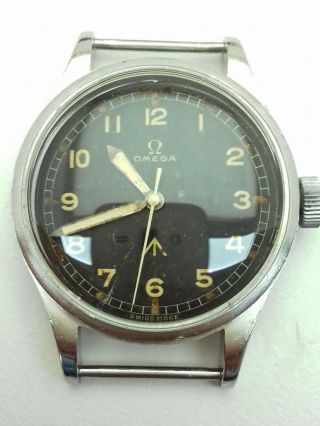 Rare Omega Raf 1953 Thin Arrow Military Watch