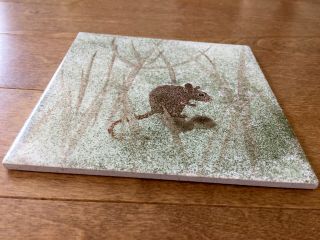 Adorable Hand Painted English Wood Mouse 6 