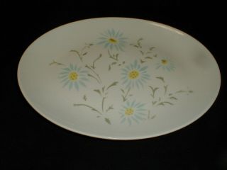 Homer Laughlin Serenade Aster Blue Flower 11 - 5/8 " Platter