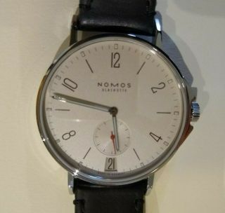 NOMOS Glashutte Ahoi Date w/box and papers (NM) 2