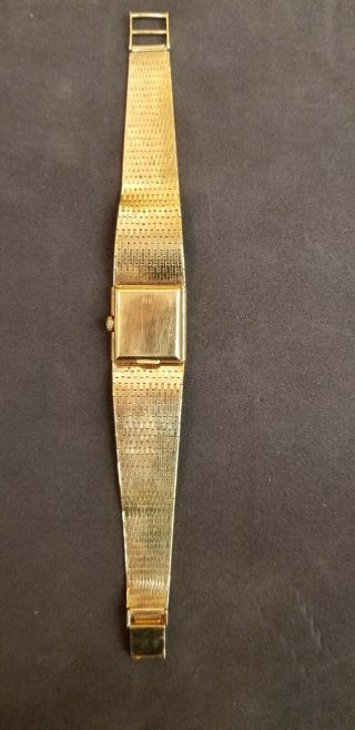 Vintage 18K Corum Man ' s Wrist Watch with 18K Band.  Running 2