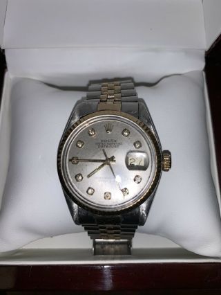Vintage 1978 Rolex Watch Men’s Oyster Perpetual Datejust 36mm Model 16013