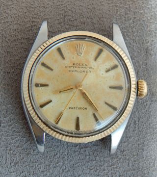 Vintage Rolex Oyster Explorer Automatic Men Watch Ref 5501 - Cal 1530