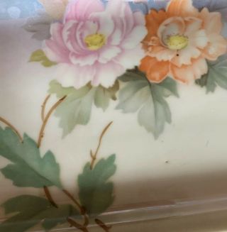 R.  S.  Germany Vintage 16” Tray Flowers 2